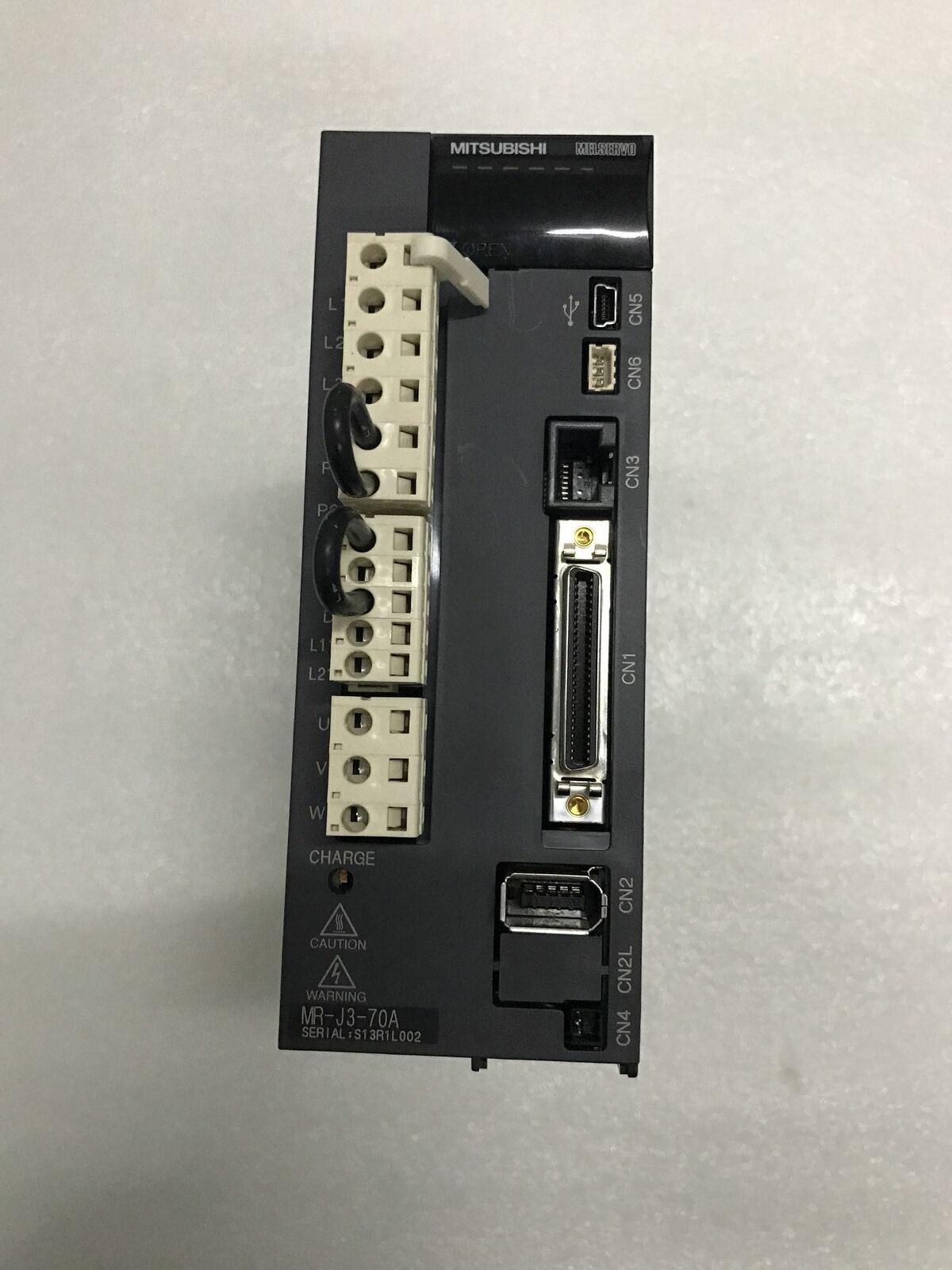 used ONE Mitsubishi servo drive MR-J3-70A 750W tested in good condition - MITSUBISHI
