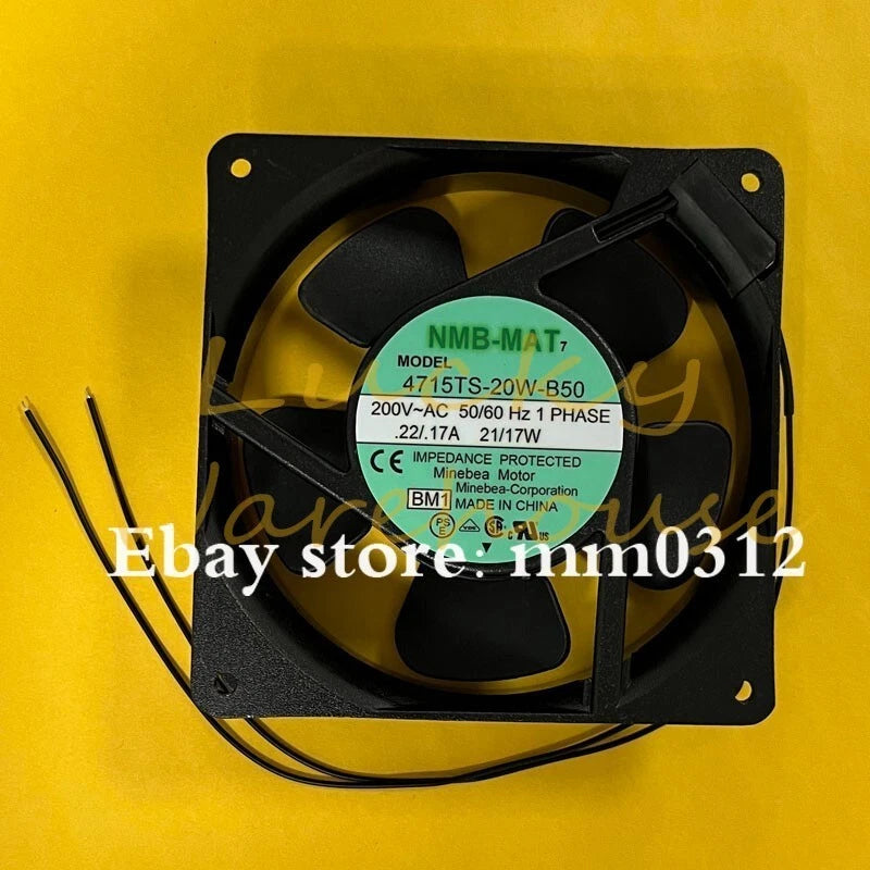 NMB 4715TS-20W-B50 12038 AC200V 0.22A/0.17A 21/17W 12CM Inverter Cooling Fan