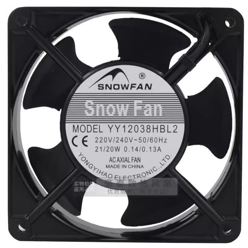 SNOWFAN YY12038HBL2 AC220V/240V 0.14/0.13A 120*120*38MM Cooling Fan