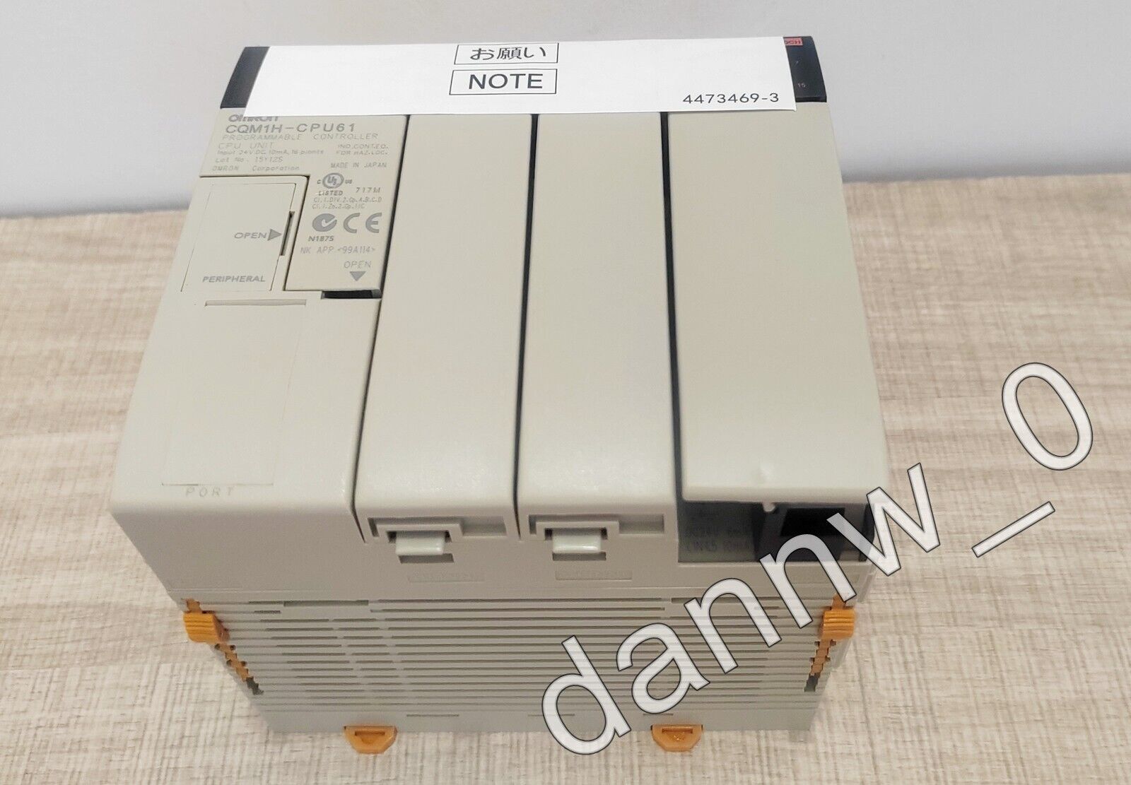 Omron CQM1H-CPU61 CPU Unit Module Fast - OMRON