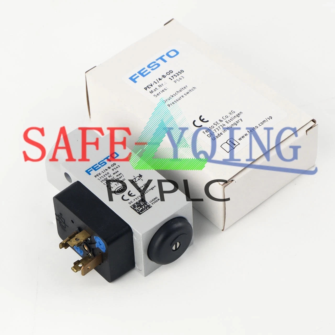 One Festo Pressure Switch PEV-1/4-B-OD 175250
