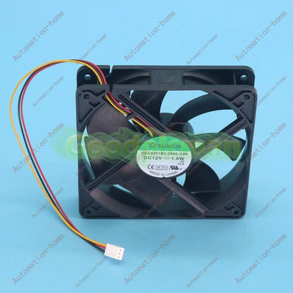 1pcs SUNON EEC0251B3-0000-G99 12V 1.9W 12cm 3-wire cooling fan