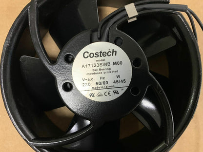 new Costech A17T23SWB M00 fan All metal iron fan blade AC230V 45W