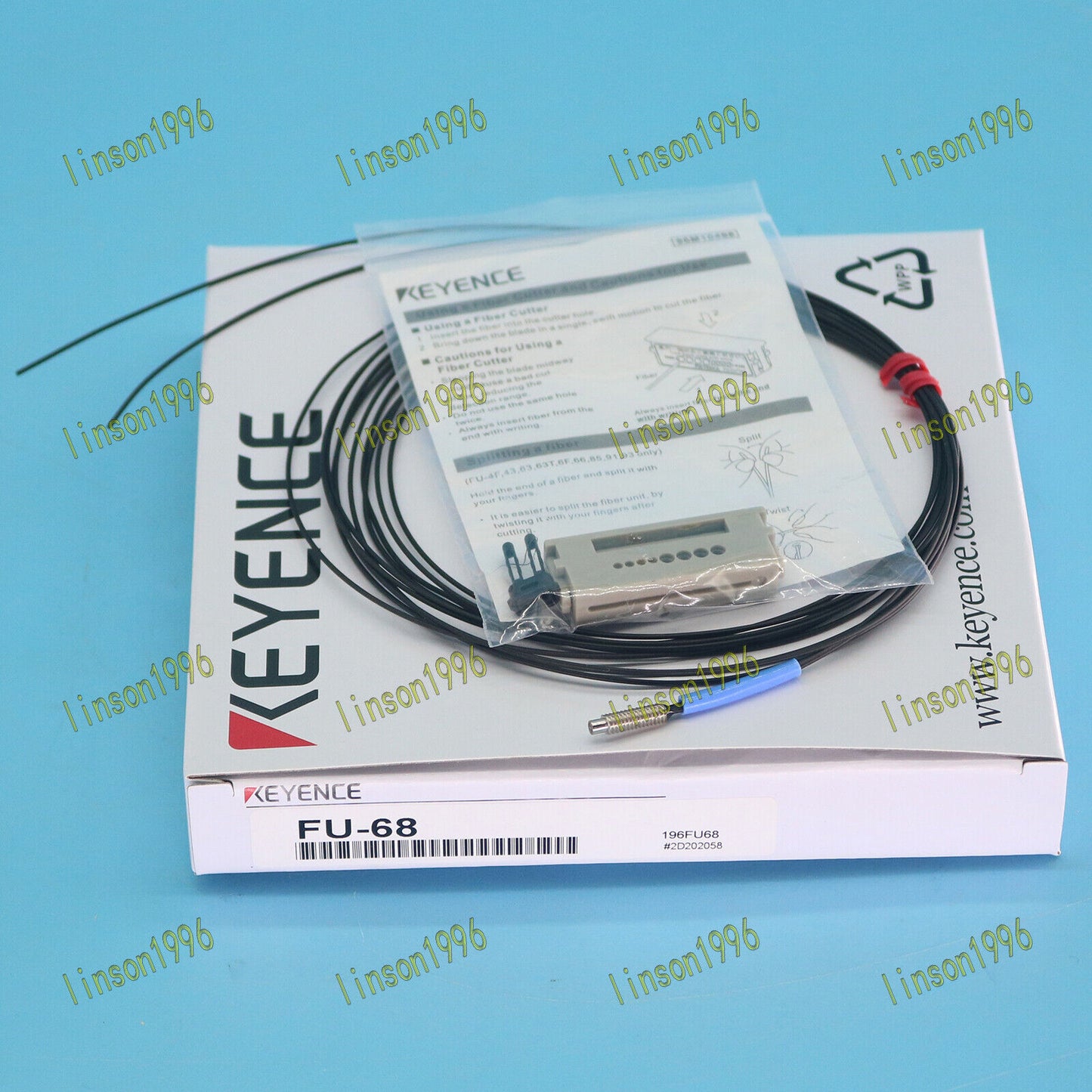 ONE Keyence Fibre Optic Sensor FU-68 in Stock - KEYENCE