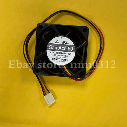 Sanyo 9G0624P4S001 6025 DC24V 0.34A 60*60* 4-Wire PWM Silent Cooling Fan