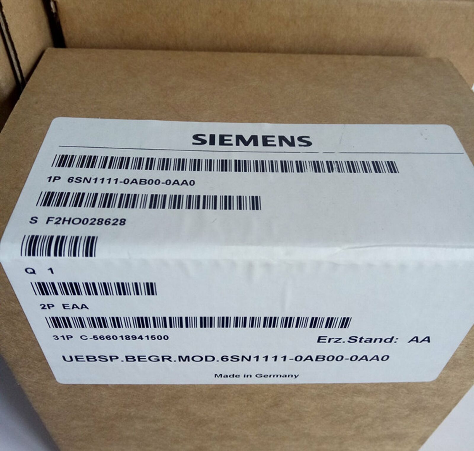 new  1PCS 6SN11110AB000AA0 Siemens drive module 6SN1111-0AB00-0AA0