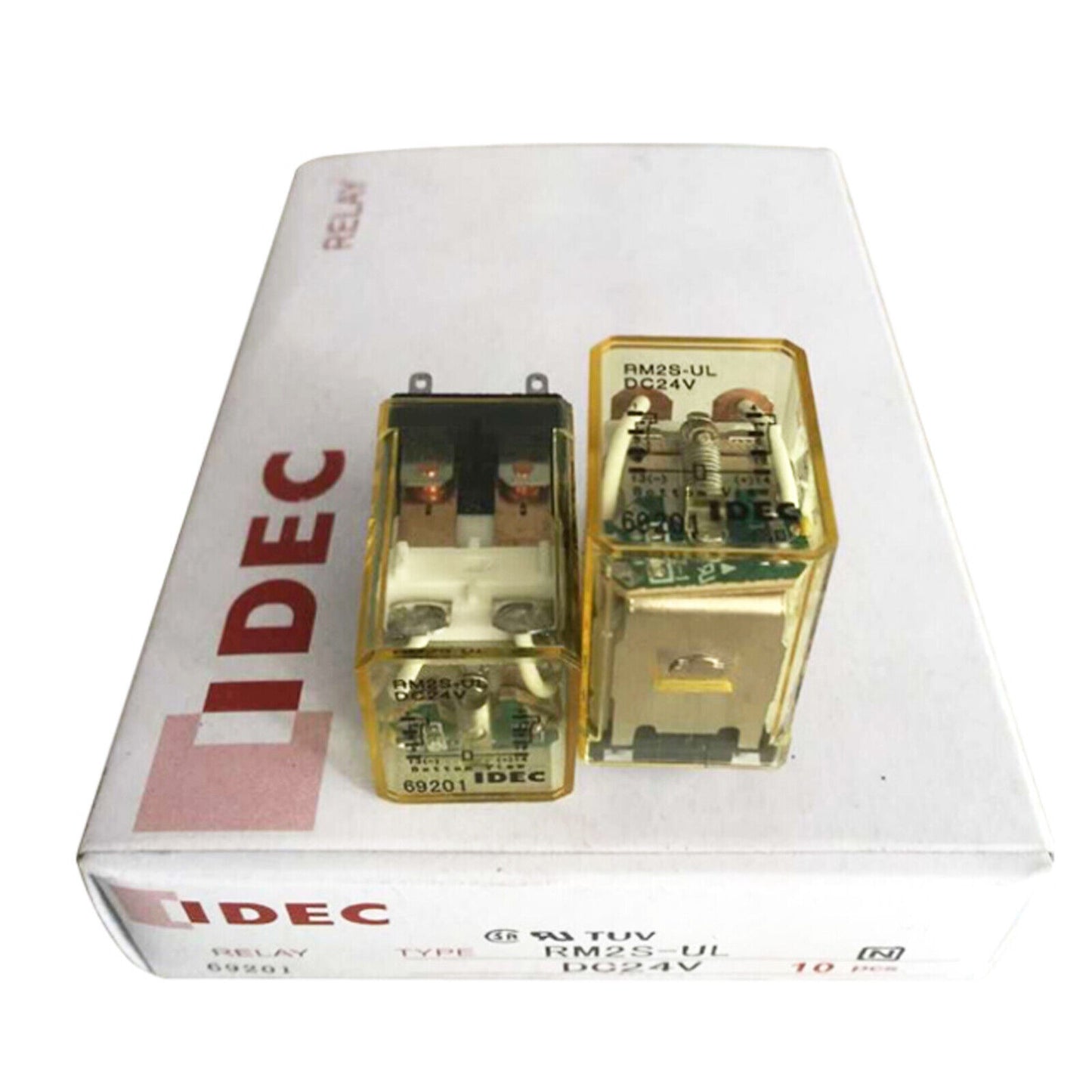 10-Piece IDEC Relay RU2S-D24 24VDC Power Relay - IDEK