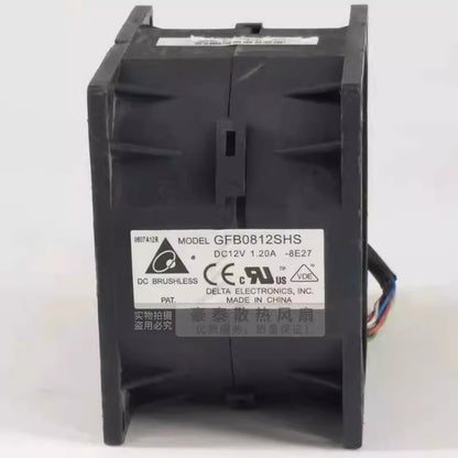 Delta GFB0812SHS 8056 DC12V 1.20A 8CM Dual Ball Cooling Fan