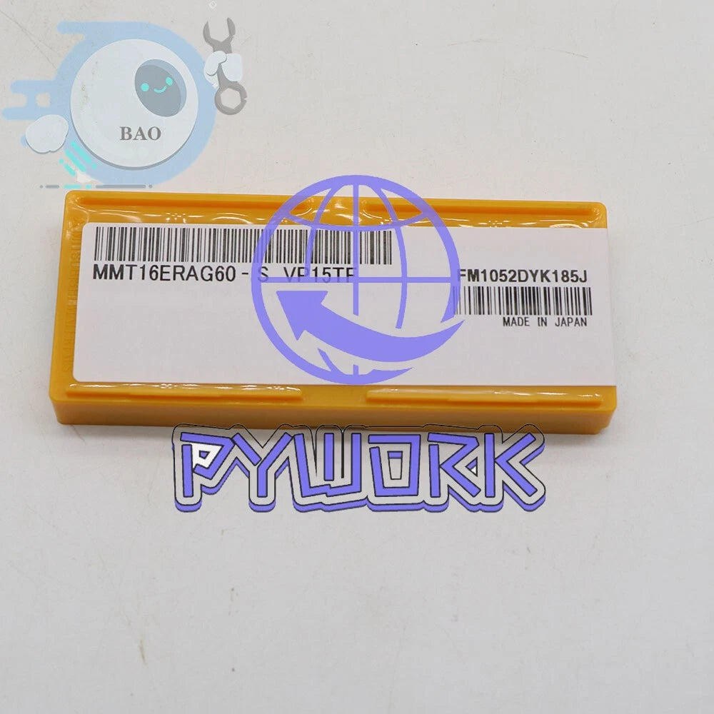 10PC/BOX Mitsubishi MMT16ER AG60 VP15TF MMT16ERAG60-S Carbide Threading Inserts~