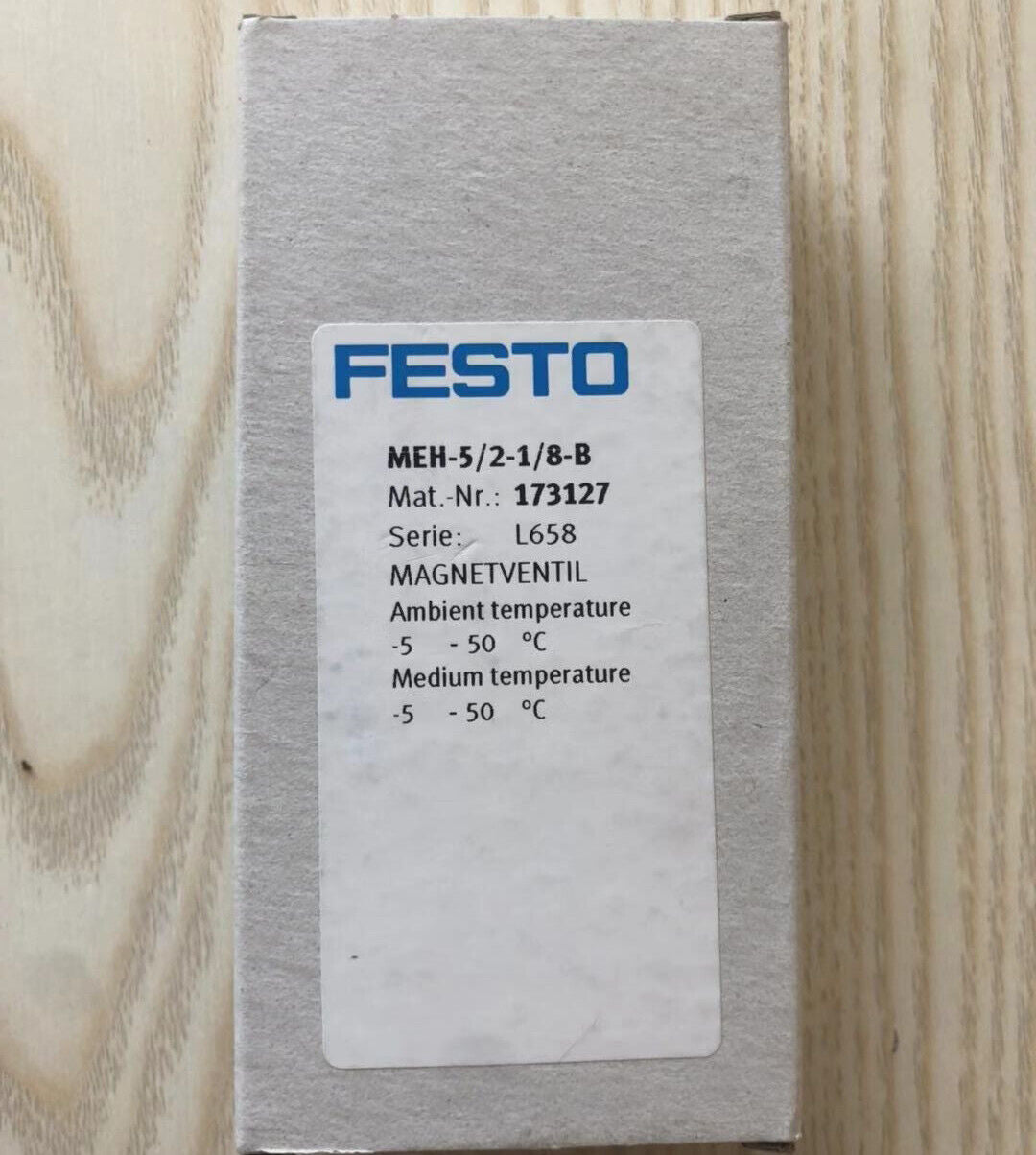 FESTO MEH-5/2-1/8-B Solenoid Valve - FESTO