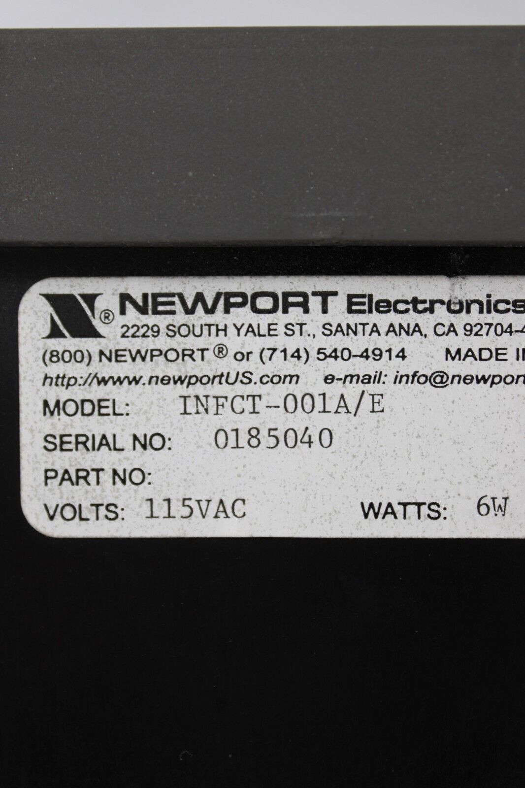 used port INFCT-001A/E Digital Meter - OMRON