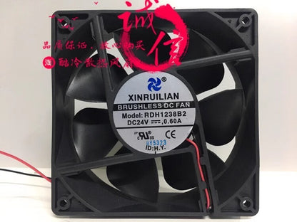 RUILIAN RDH1238B2 DC24V 0.60A 12CM 2-wire Inverter Cooling Fan
