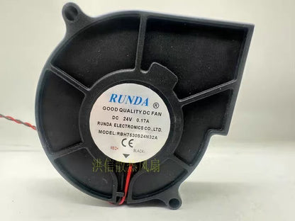 RUNDA RBH7530S24N32A 7530 DC24V 0.17A 2-Wire Turbo Cooling Fan