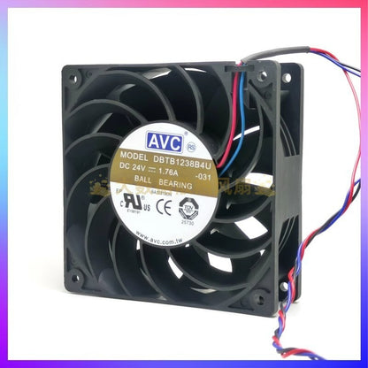 AVC DBTB1238B4U DC24V 1.76A 12038 3-Wire Inverter Cooling Fan