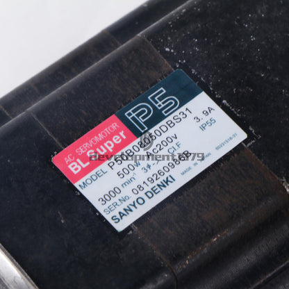 used 1PCS SANYO P50B08050DBS31 500W 3.9A Servo Motor Tested - SANYO