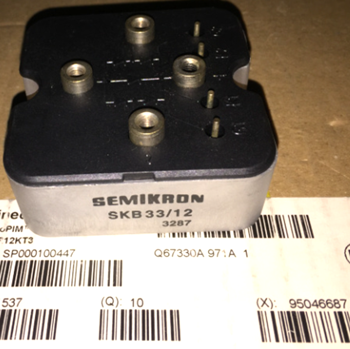 Semikron SKB33-12 Power Module Supply: High-Efficiency Power Supply Module - SEMIKRON