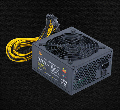 new 2000W single 12V miner silent power supply supports 8 graphics cards - MINER