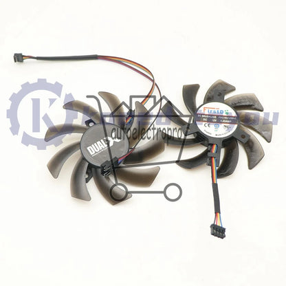 1 set For Sapphire AMD HD7970 HD7950 HD7870 HD7850 Dual-X Fan Replacement 40mm