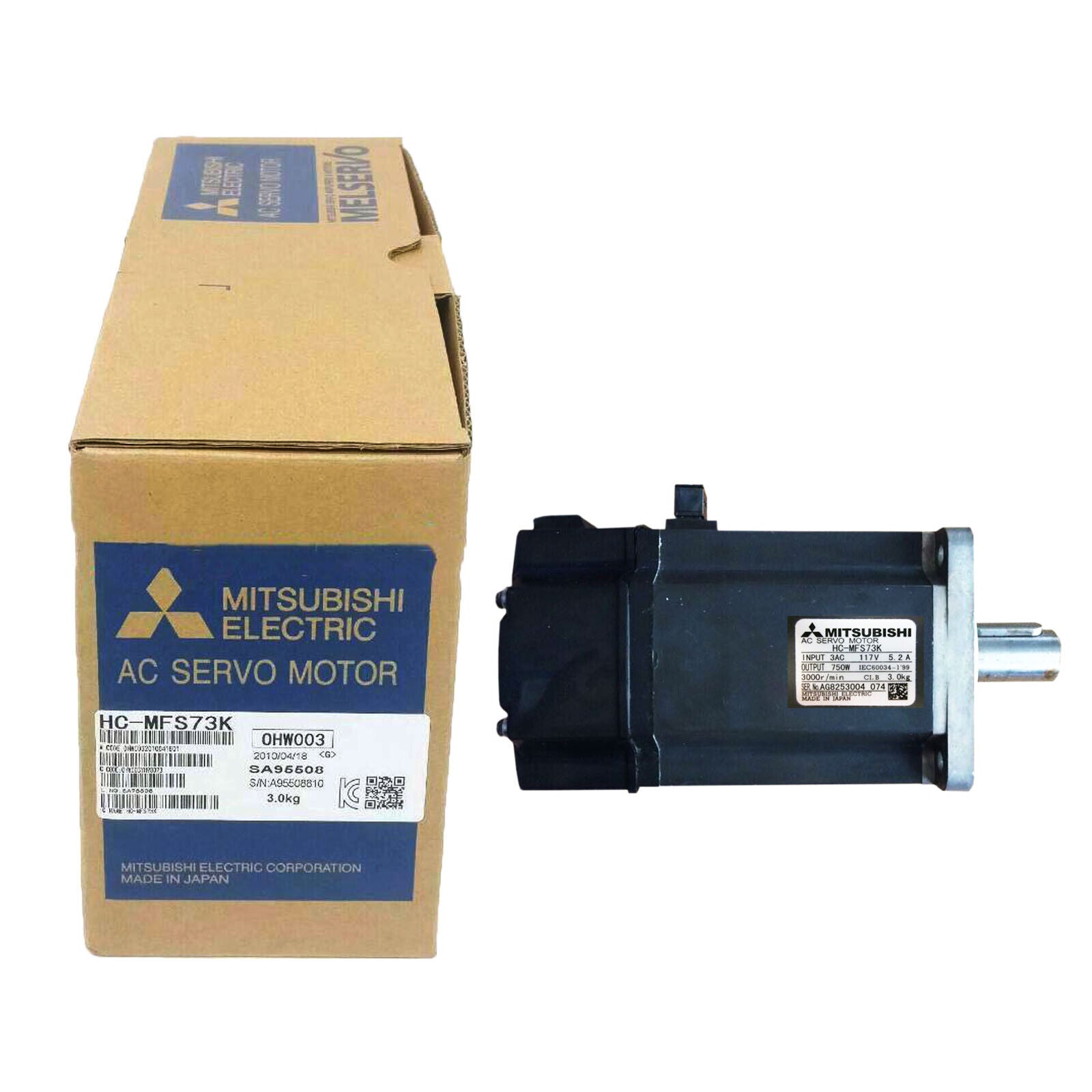 MITSUBISHI HC-MFS73K Servo Motor - MITSUBISHI