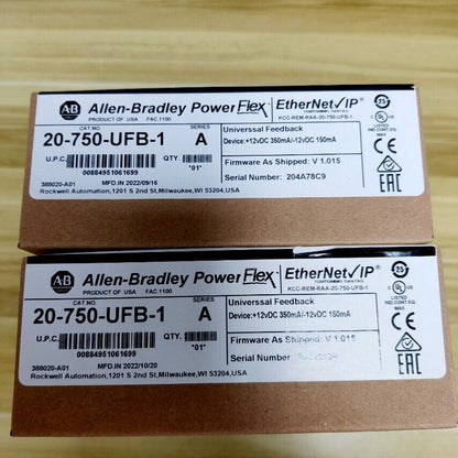 New Factory Sealed AB 20-750-UFB-1 Feedback Module - FACTORY SEALED AB