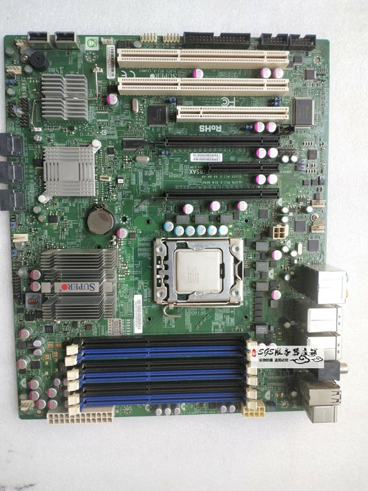used 1 pcs    Supermicro X8SAX REV:2.00 X58 motherboard  tested ok