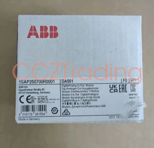 1pc ABB DA501 Digital/analog I/O module 1SAP250700R0001