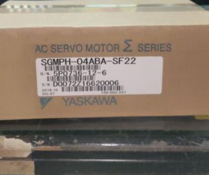 YASKAWA AC SERVO MOTOR SGMPH-04ABA-SF22