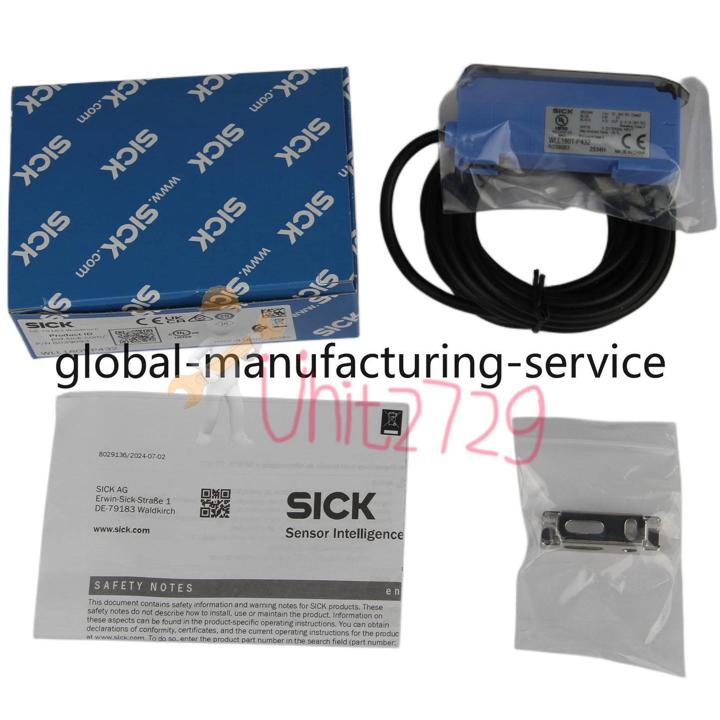 1PCS SICK sensor WLL180T-P432 #ke