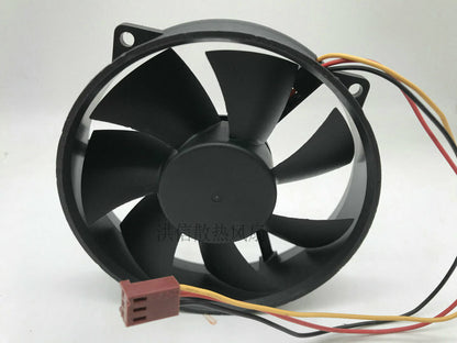 EVERFLOW F129025SM 12V 0.18A 9cm 3-wire  9025 CPU round chassis cooling fan