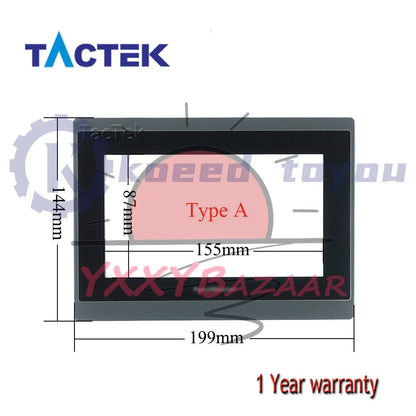 Touch Screen for PanelMaster PT070-WST2B-F1R1 Touchpad Glass + Film Overlay