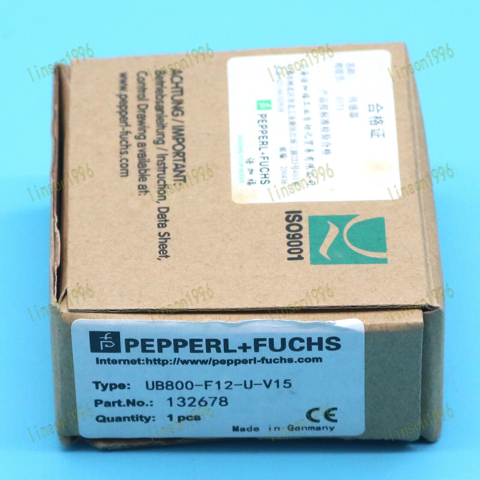 new 1PC Pepperl Fuchs UB800-F12-U-V15 ultrasonic sensor In Box One year - PEPPERL FUCHS