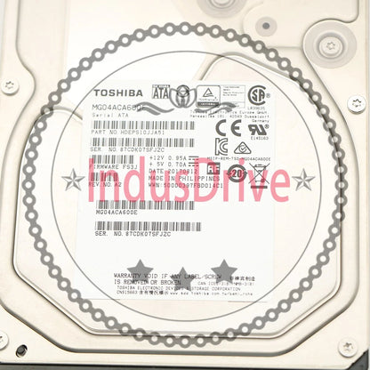 TOSHIBA MG04ACA600E 6TB SATA3 3.5 7.2K HDD 1PCS