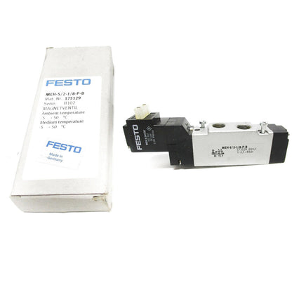 FESTO MEH-5/2-1/8-P-B 173129 PNEUMATIC SOLENOID VALVE