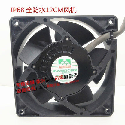 Yongli MGA12024XB-O38-IP68 120V waterproof inverter fan - YONGLI