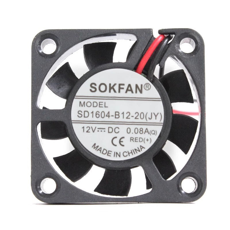 SOKFAN SD1604-B12-20(JY) 4010 12V 0.08A 4cm 2-wire case cooling fan