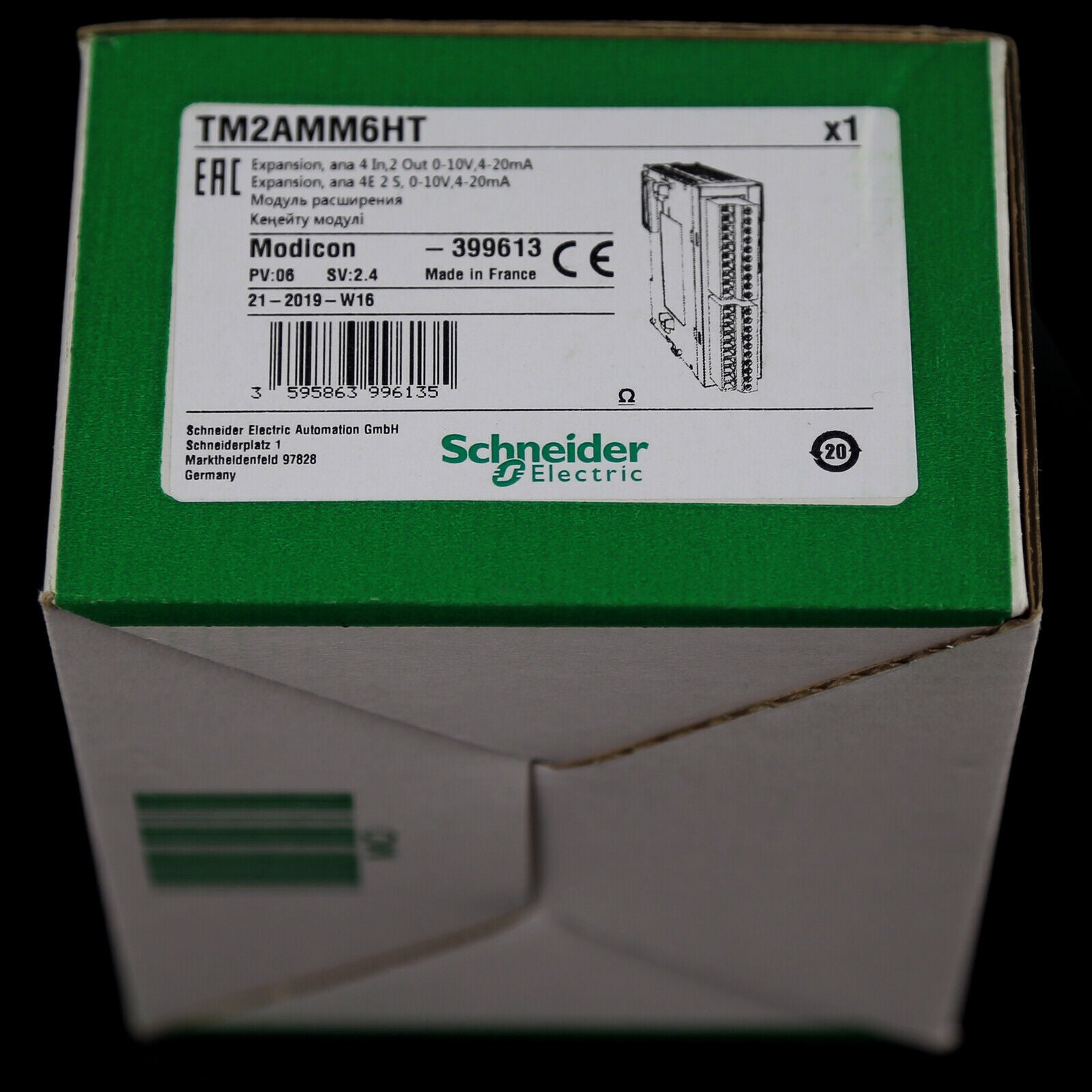 new Schneider PLC TWIDO Analog Mixed TM2AMM6HT ANALOGUE MODULE 20mA 24VDC - SCHNEIDER PLC