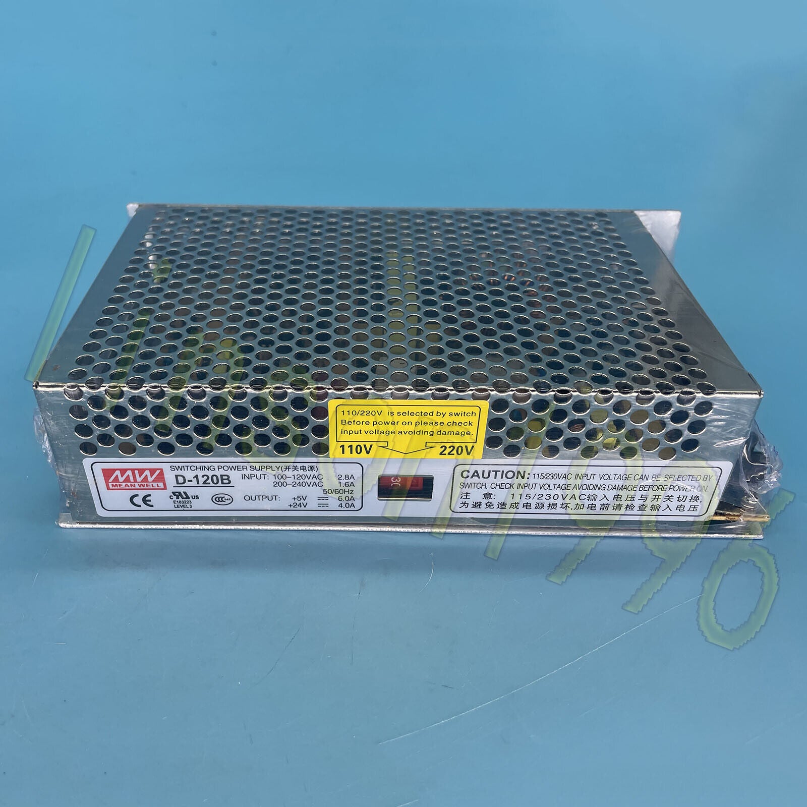 MEAN WELL D-120B 5V6A 24V4A Switching Power Supply - MEAN WELL