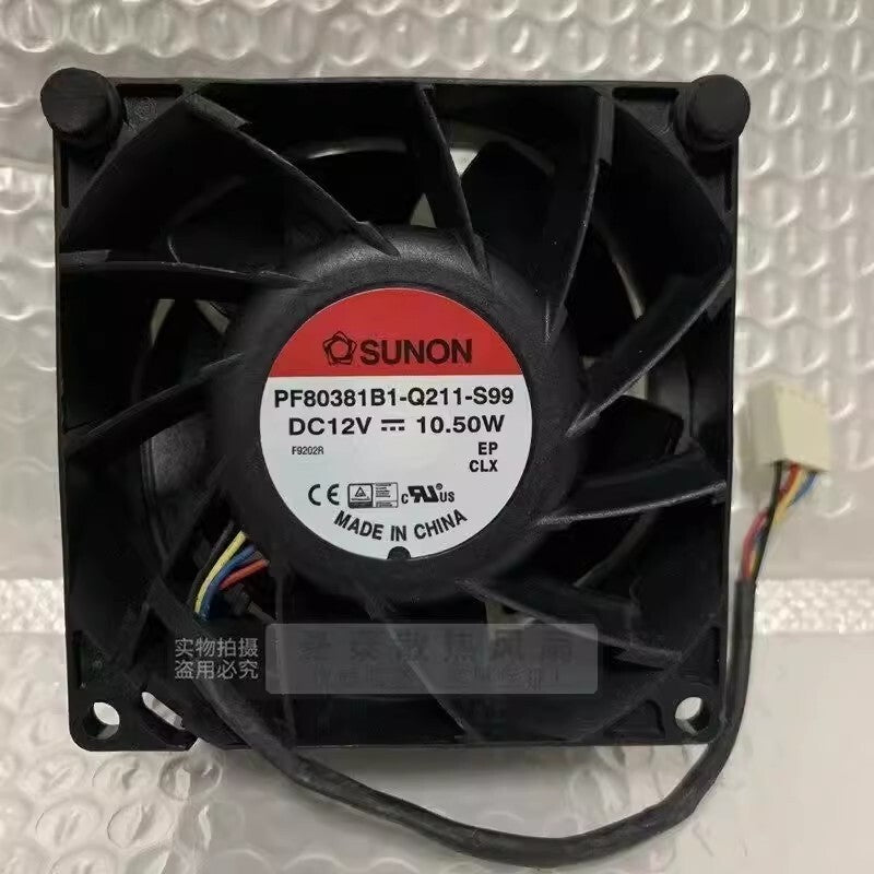 SUNON PF80381B1-Q211-S99 8038 DC12V 10.50W 4-Wire PWM Cooling Fan