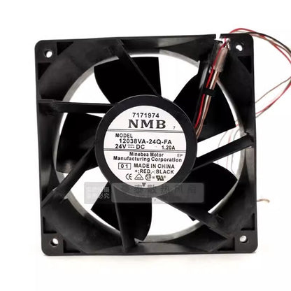 NMB 12038VA-24Q-FA 12038 DC24V 1.20A 12CM 4-Wire Inverter Cooling Fan