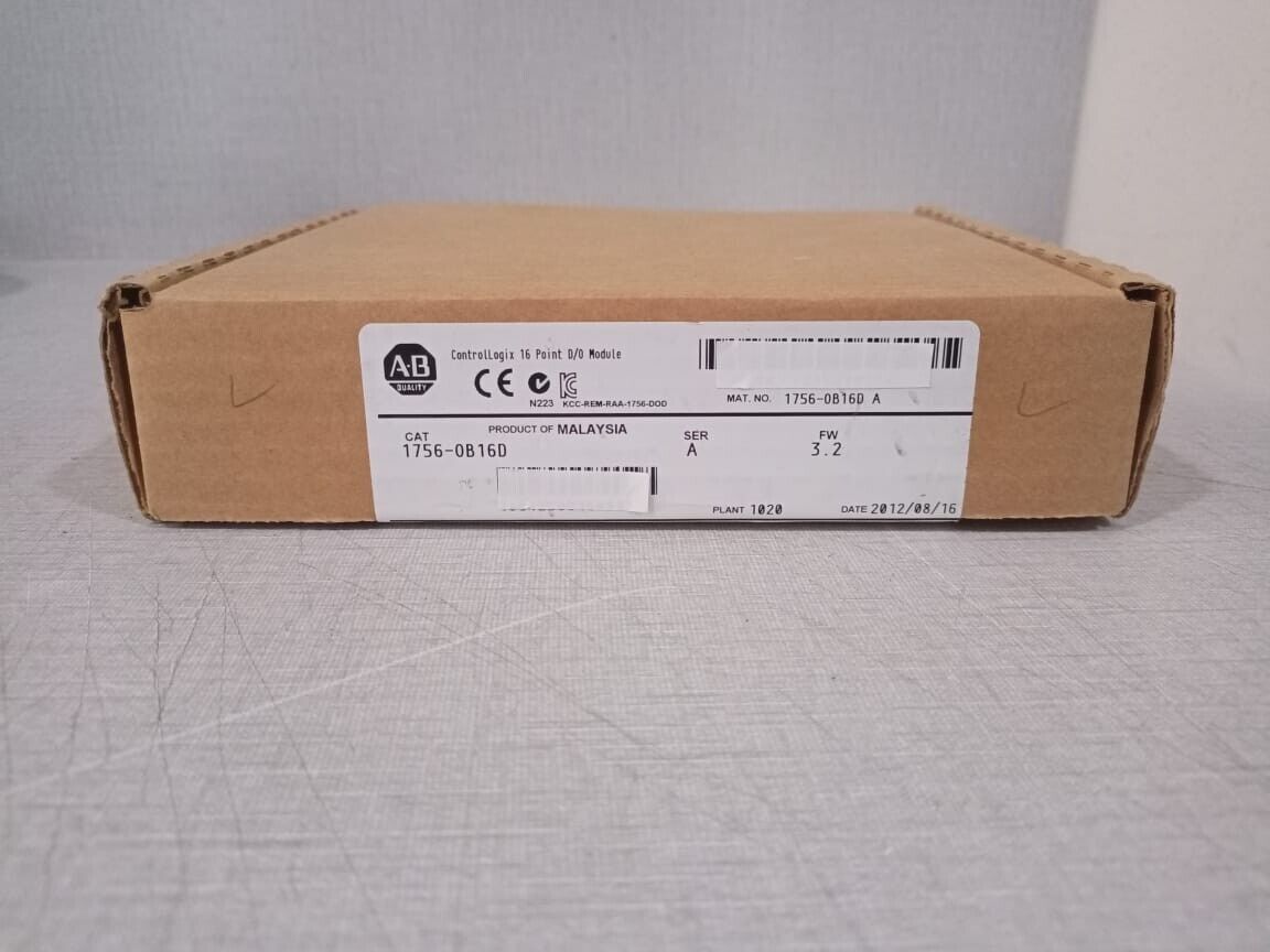 ControlLogix 1756-0B16D SER A ALLEN BRADLEY FW 3.2 16 Point Module ControlLogix 16 Point Module - CONTROLLOGIX