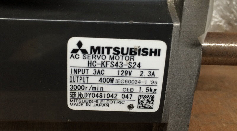 1PC MITSUBISHI AC SERVO MOTOR HC-KFS43-S24