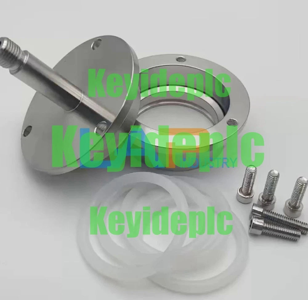 QTY:1 Quartz Glass Vacuum Seal 304 Tube Furnace Flange Water Cooling Flange