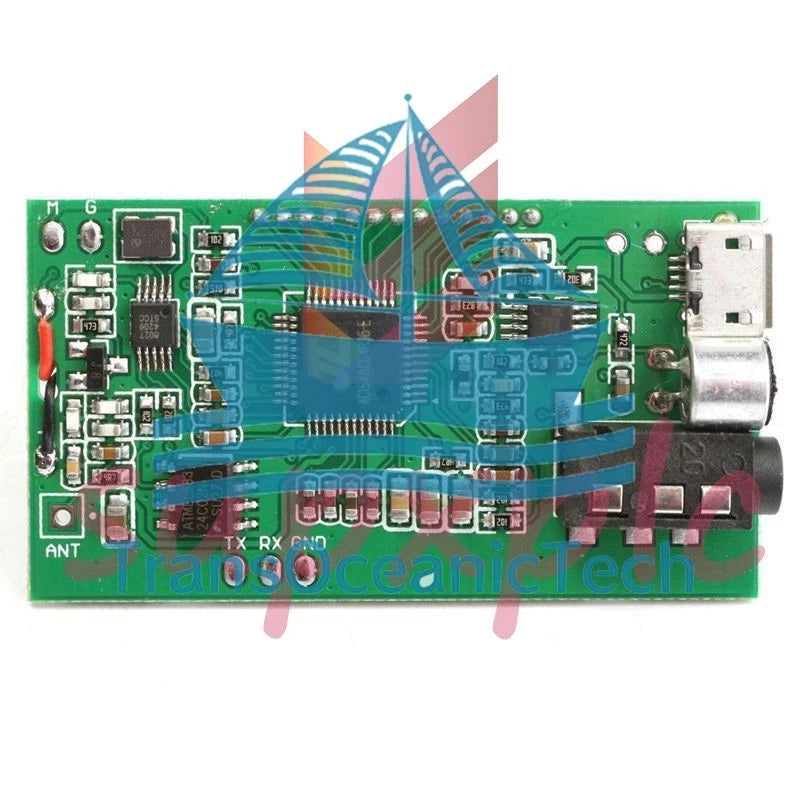 1PCS DSP PLL 87-108MHz Digital Wireless Microphone Stereo FM Transmitter Module