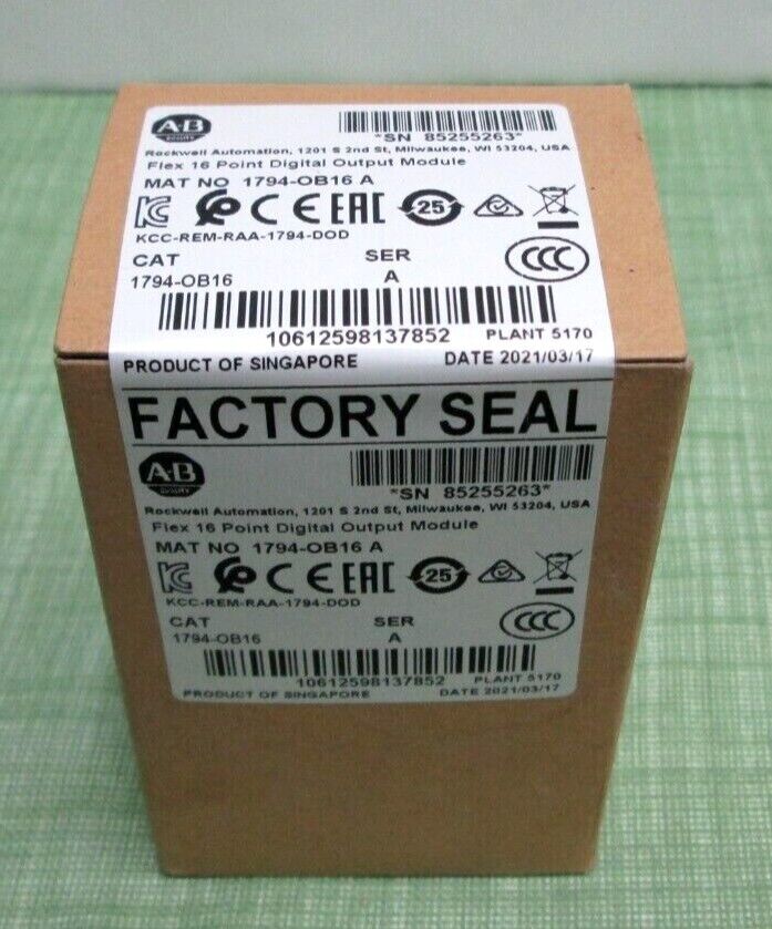 Allen Bradley A Flex 16 Point Digital Output Module OB16 - ALLEN BRADLEY