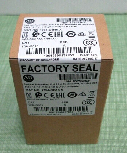 Allen Bradley A Flex 16 Point Digital Output Module OB16 - ALLEN BRADLEY