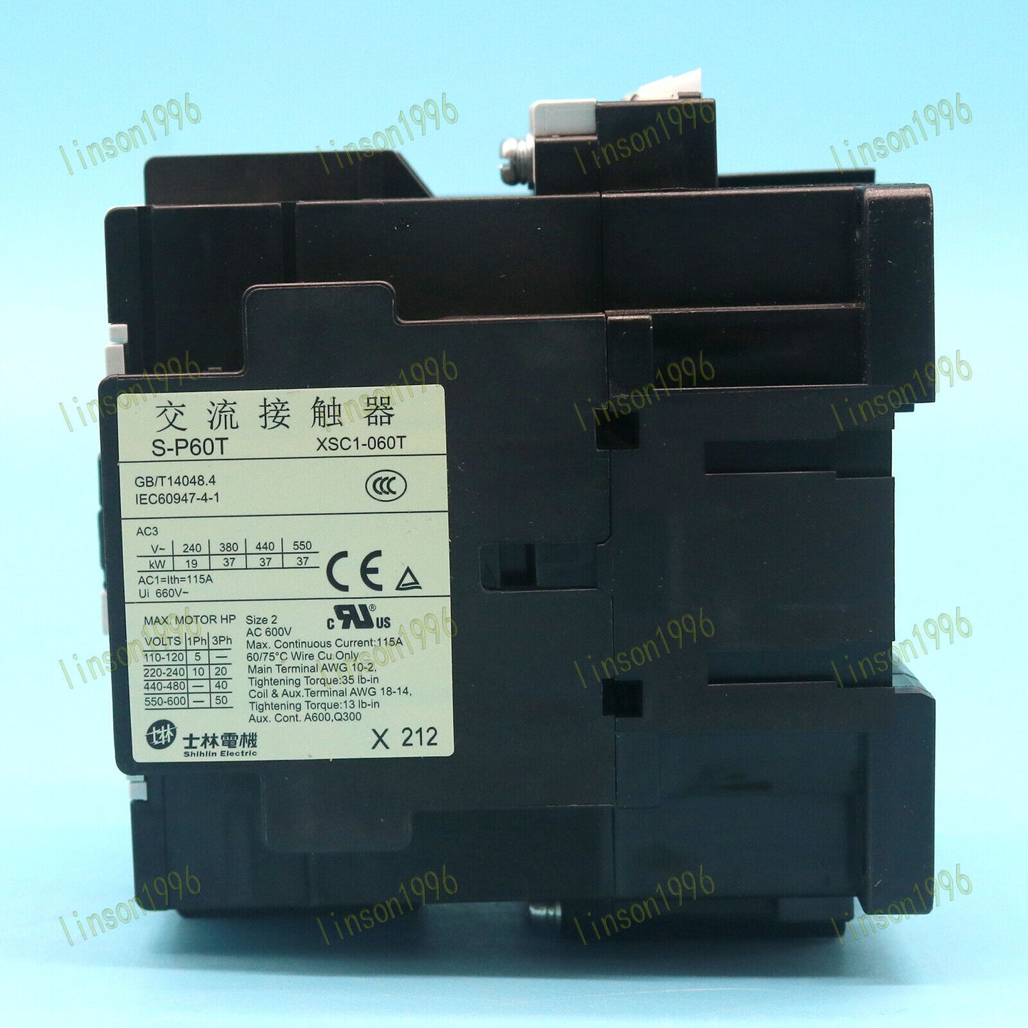 Shihlin AC Contactor S-P60T 220V, Spot Stock - SHIHLIN