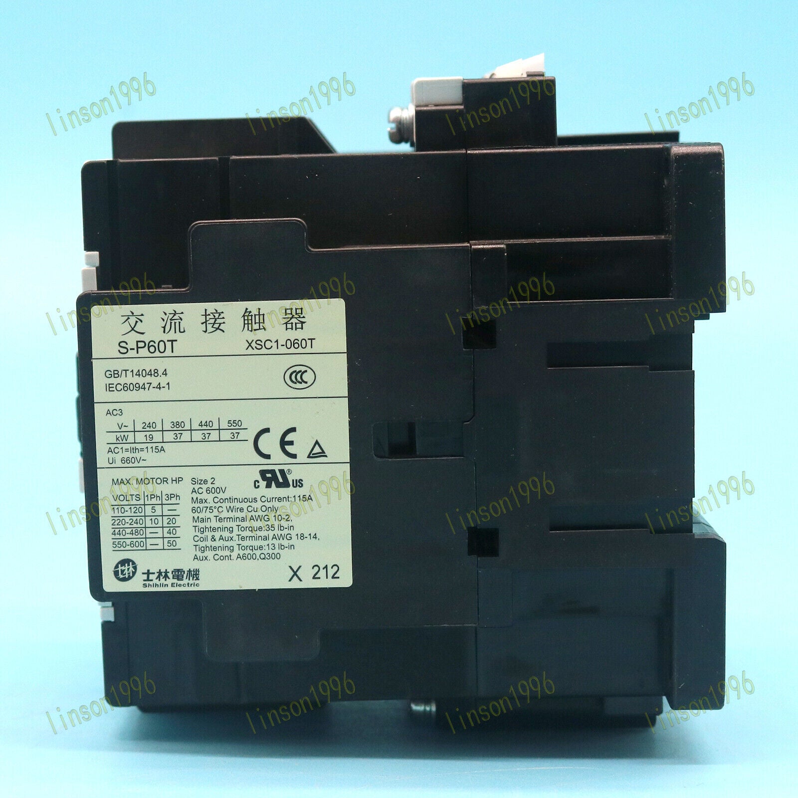 new 1pcs  For Shihlin AC contactor S-P60T 220V in box spot stocks Shihlin