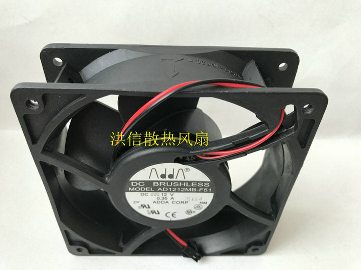 1pcs ADDA AD1212MB-F51 DC12V 0.35A 12038 axial flow cooling fan 2pin