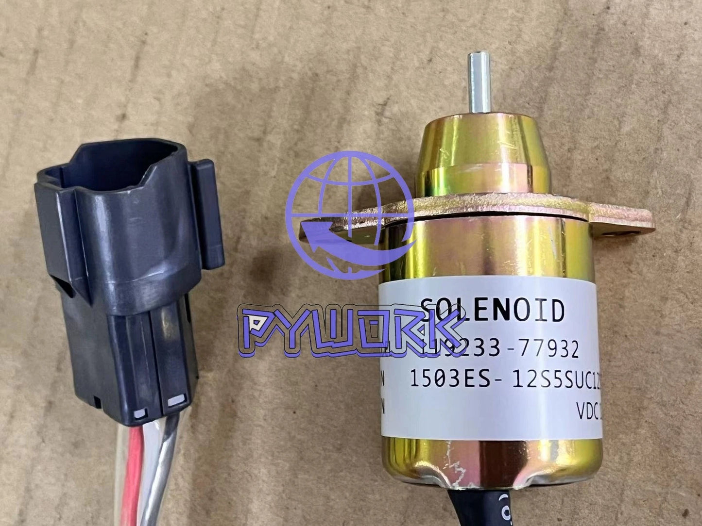 Fuel Shut Off Stop Solenoid Valve 1503ES-12S5SUC12S 12V for YANMAR Diesel Engine