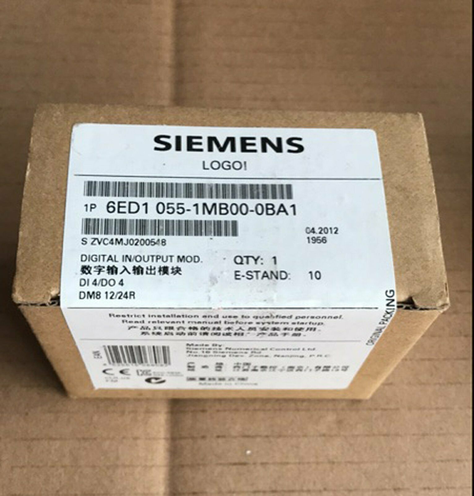new 1PC   Siemens Digital In/Output Mod 6ED1055-1MB00-0BA1 One year